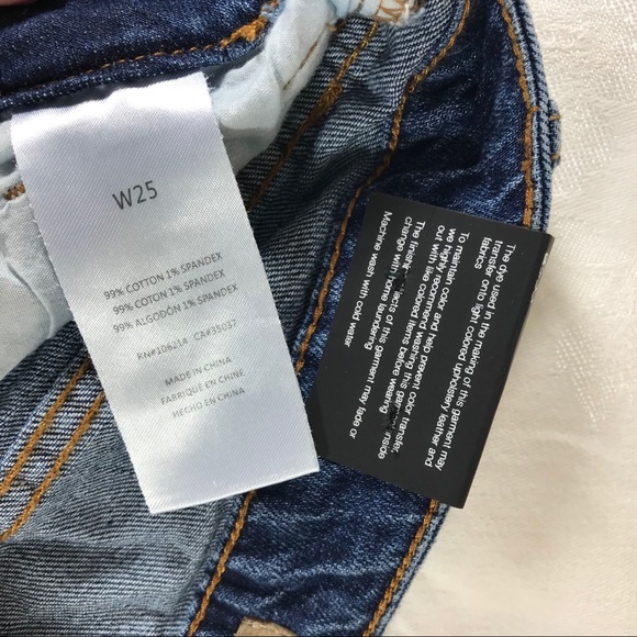 Joes jeans 25 rolled shorts NWT distressed 8” rise - Picture 7 of 7